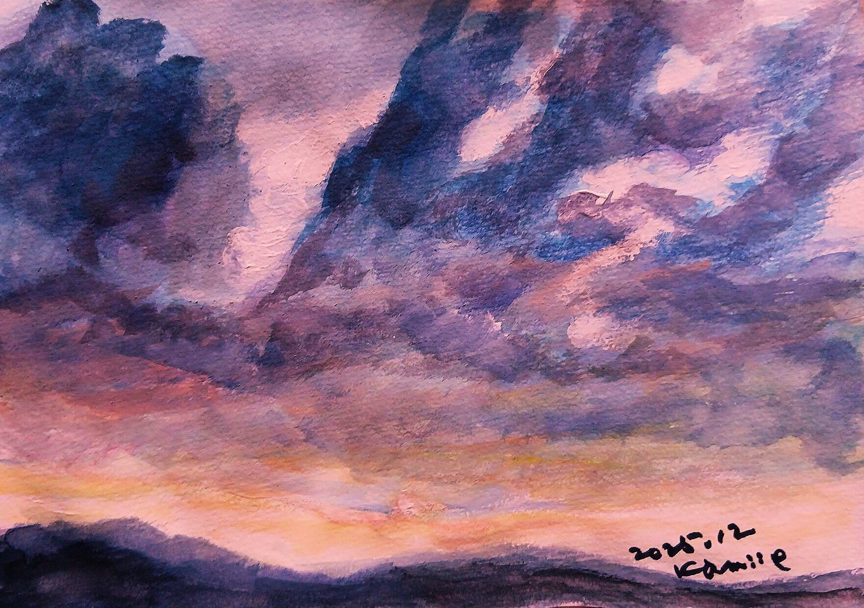 夕方の雲(多寄町)｜北海道の熊おやじ〜北海道の179市町村の歴史と観光