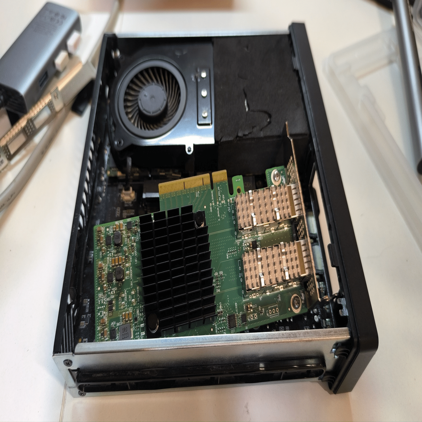 アリエクで7千円のMellanox X4 25GbEを買ったら動いた【備忘録】｜重藤 六