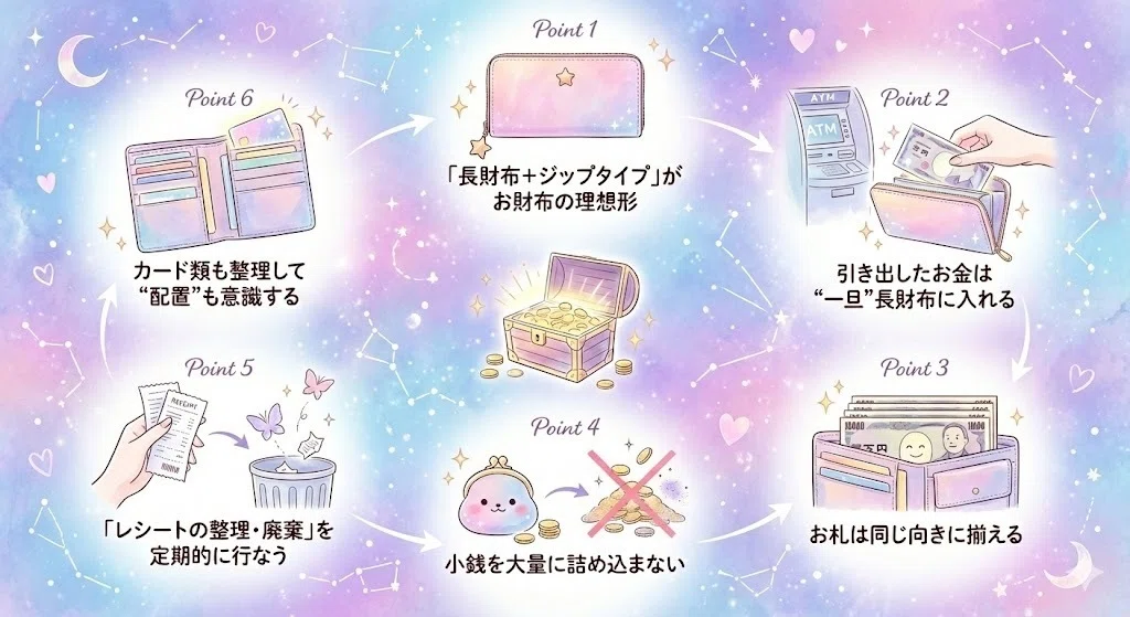 金運アップする財布の6つの法則とは?色・形・中身・寿命を有名風水師・紫月香帆が解説!|cocoloni占い館