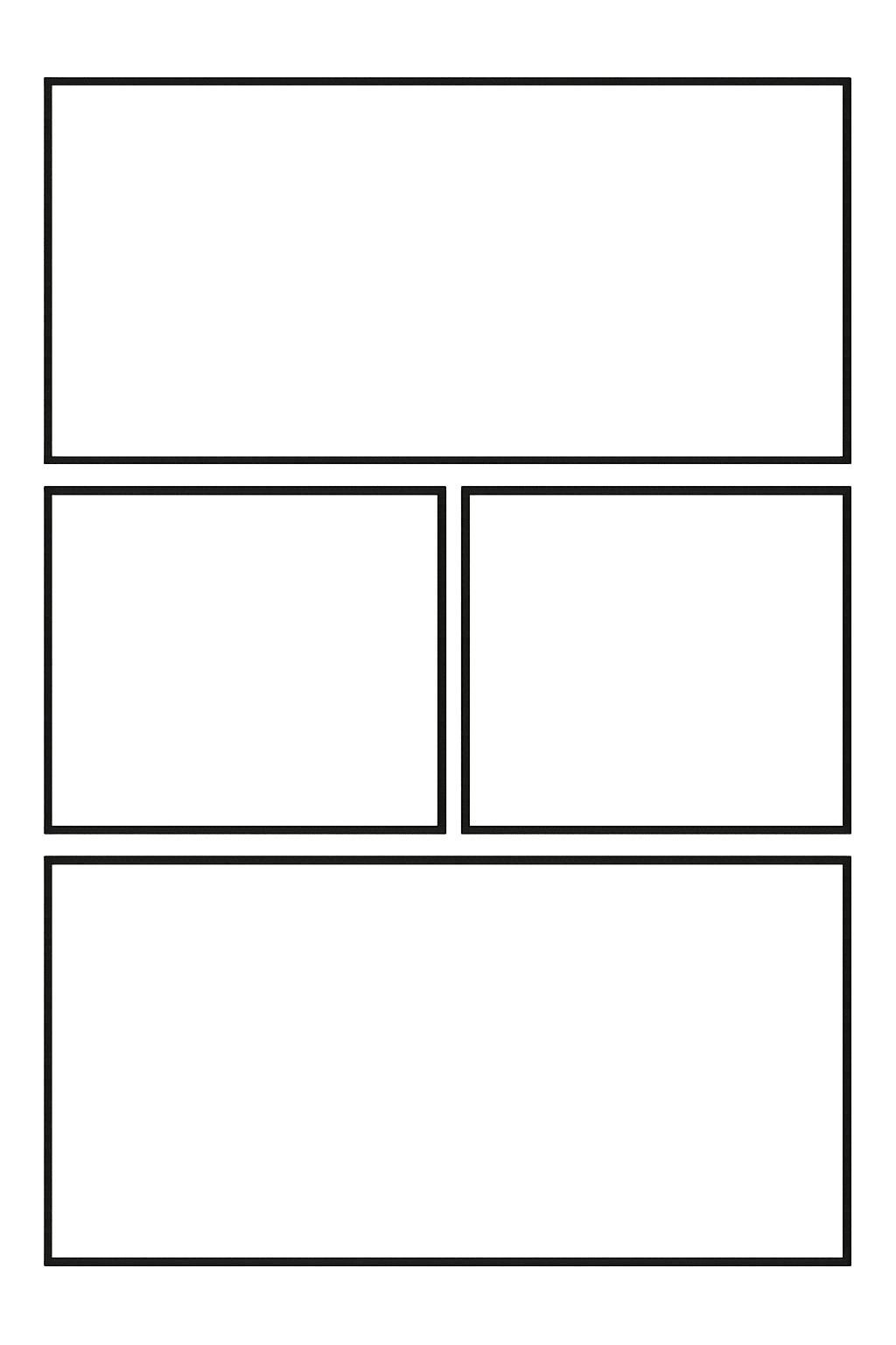 商用可！無料！コマ割り漫画素材｜ギョロ