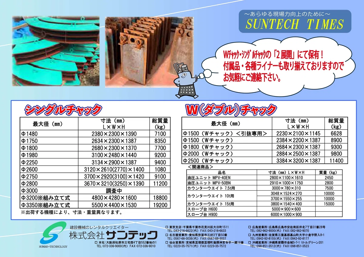 サンテック通信12月号 パワーケーシングジャッキ｜株式会社サンテック 