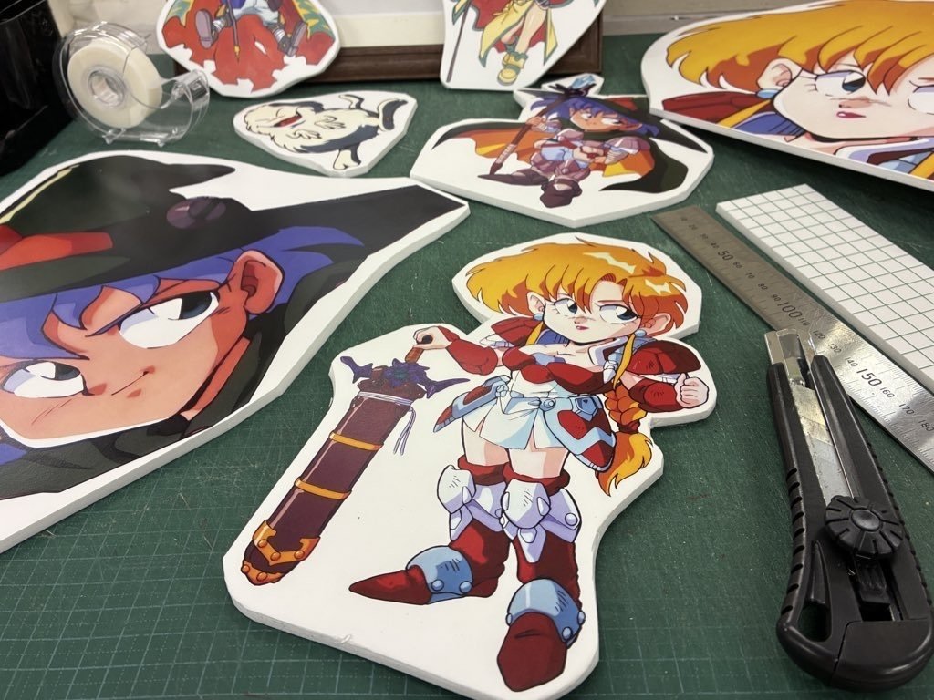 アレサ35周年原画展＆記念配信1｜株式会社やのまん