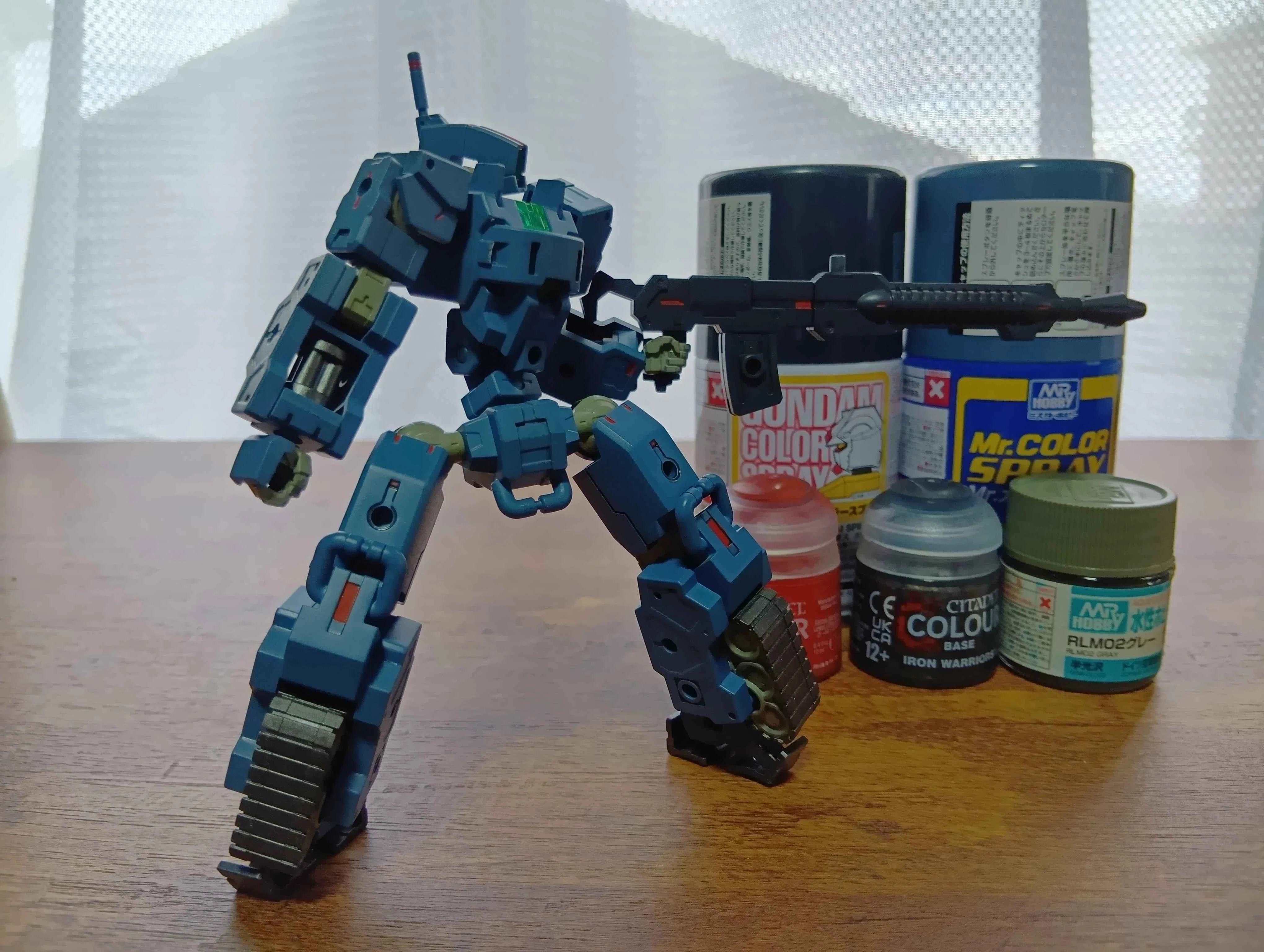 プラモ】30MM 1/144 エグザビークル(小型可変機Ver.)をパーツちょい