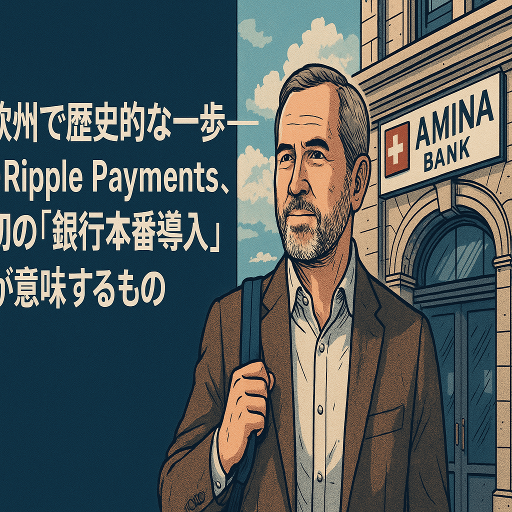 欧州で歴史的な一歩──Ripple Payments、初の「銀行本番導入」が意味するもの｜光本貴一｜XRP / Ripple