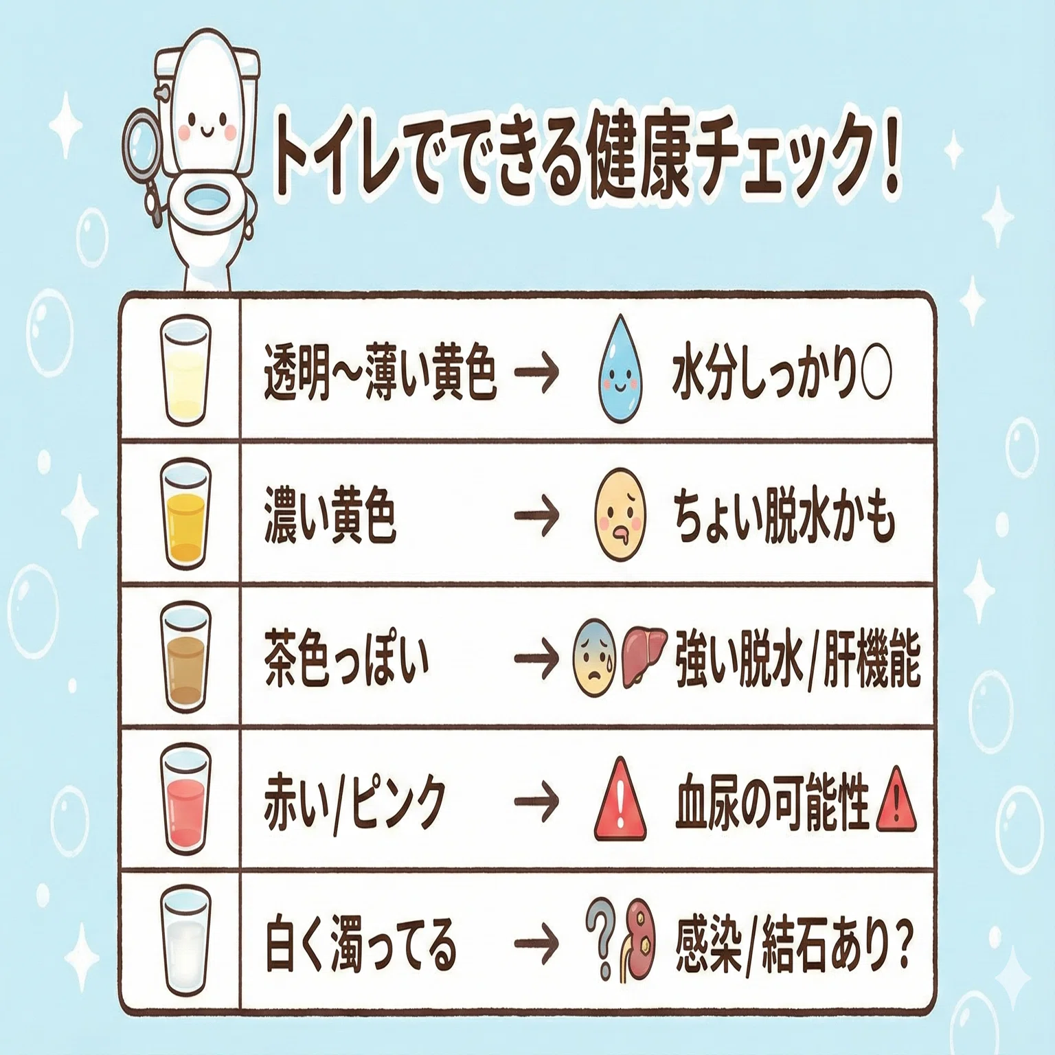 尿 の 色