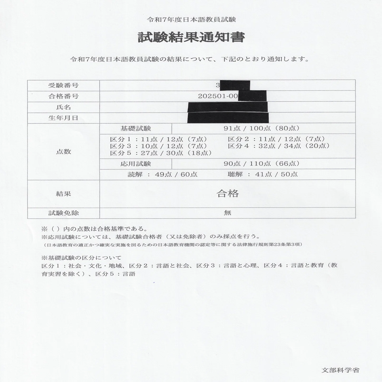 令和7年度日本語教員試験｜合格発表】2年連続で受験した結果と感想
