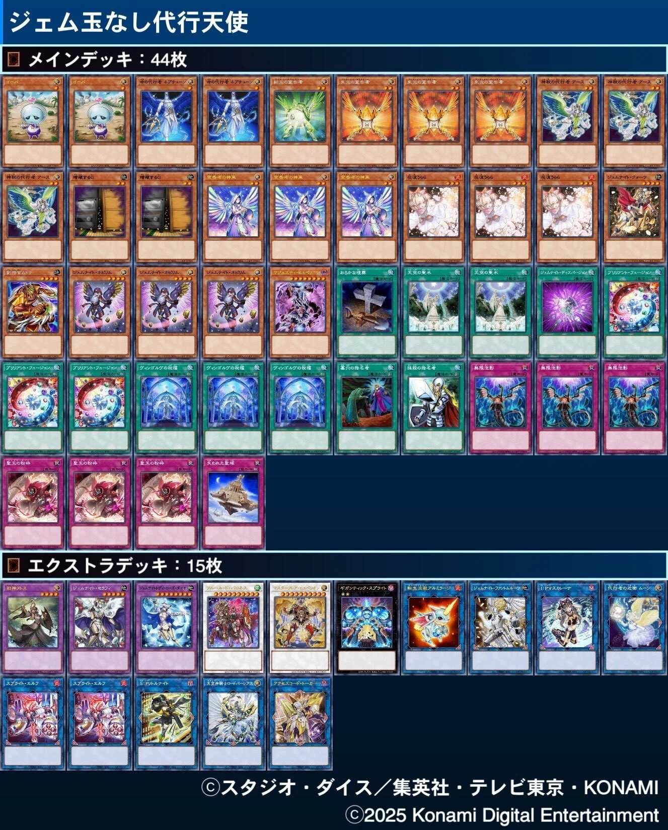 遊戯王MD】2025年8月-12月 デッキまとめ｜クラミドモナス