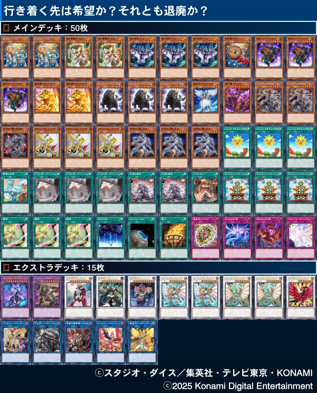 遊戯王】市こふぇの今年使ったカジュアルデッキを振り返る2025｜市こふぇ