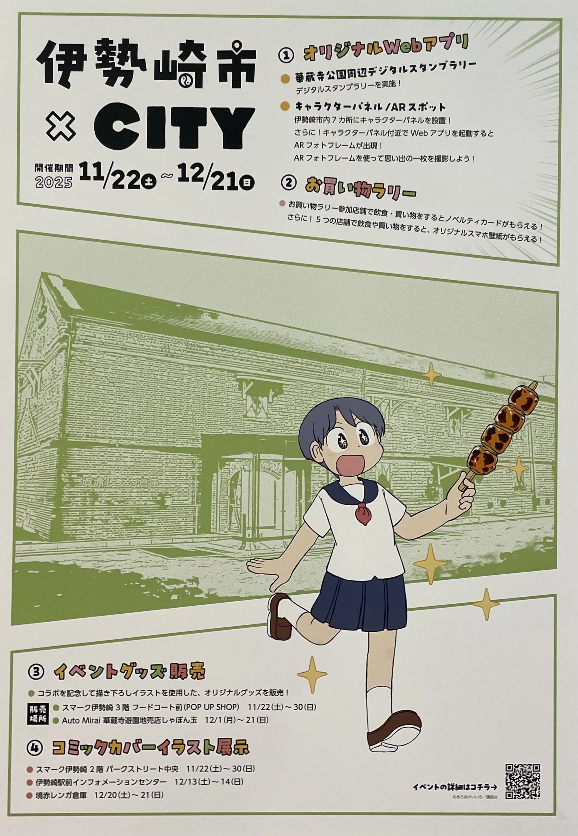 伊勢崎市×あらゐけいいち『CITY』コラボ」ルポ②：キャラクターパネル