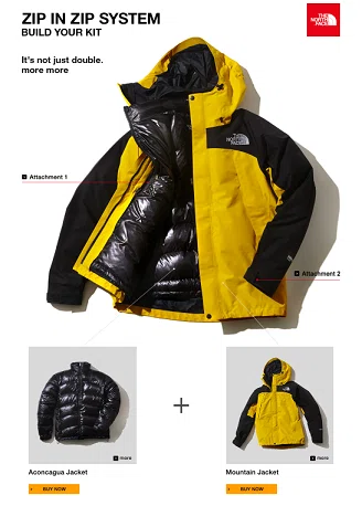 ノースフェイス Zip In Zipとは？｜すただす