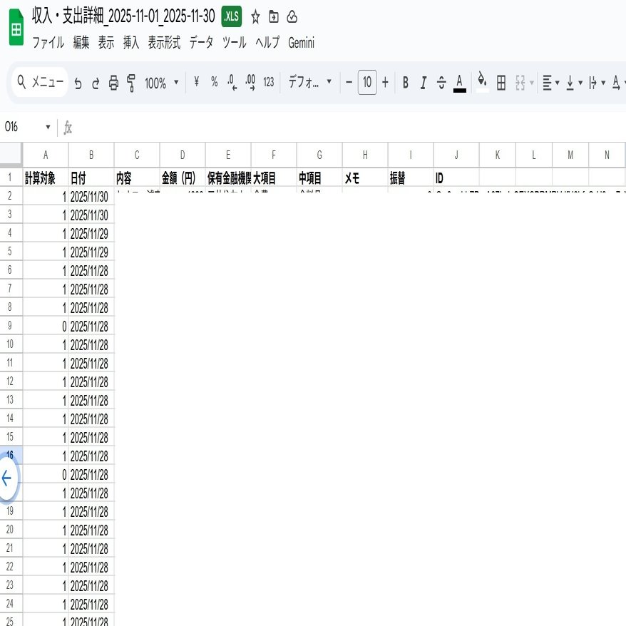家計簿アプリ難民 マネーフォワード x geminiで家計管理｜あひる