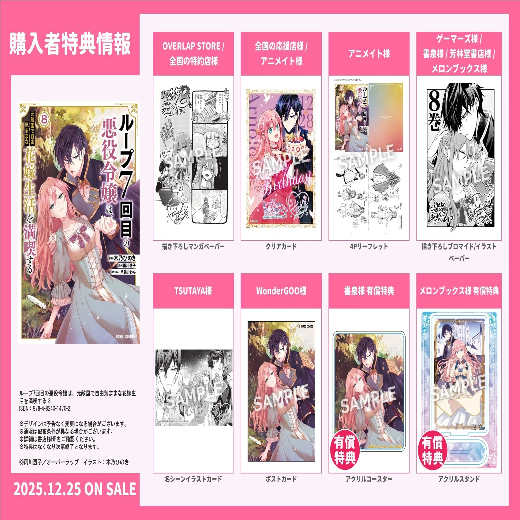 ?#ルプなな】コミックス8巻の詳細/特典/書き下ろし｜雨川 透子/Touko 