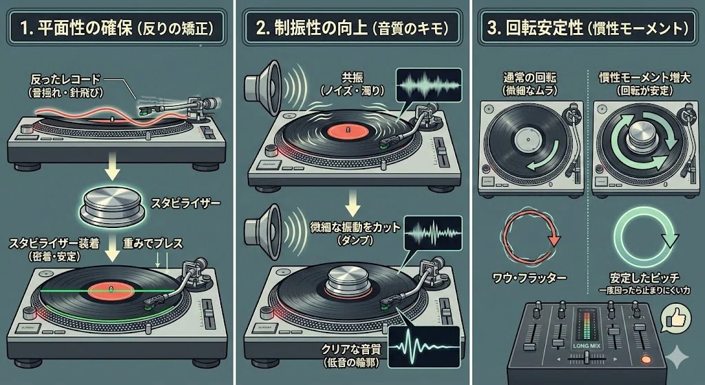 ただの重りじゃない？Technics SL-1200ユーザーのためのレコード