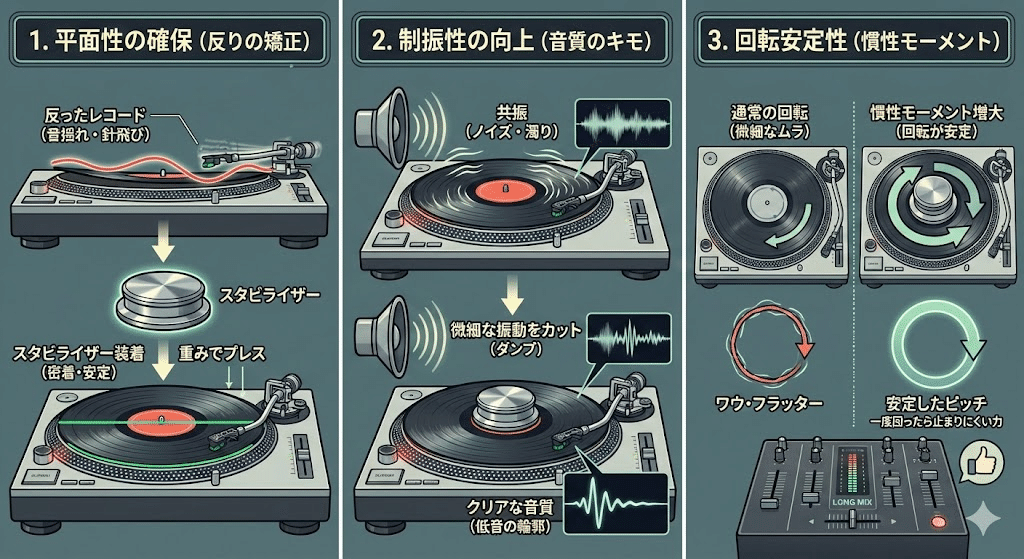 ただの重りじゃない？Technics SL-1200ユーザーのためのレコード