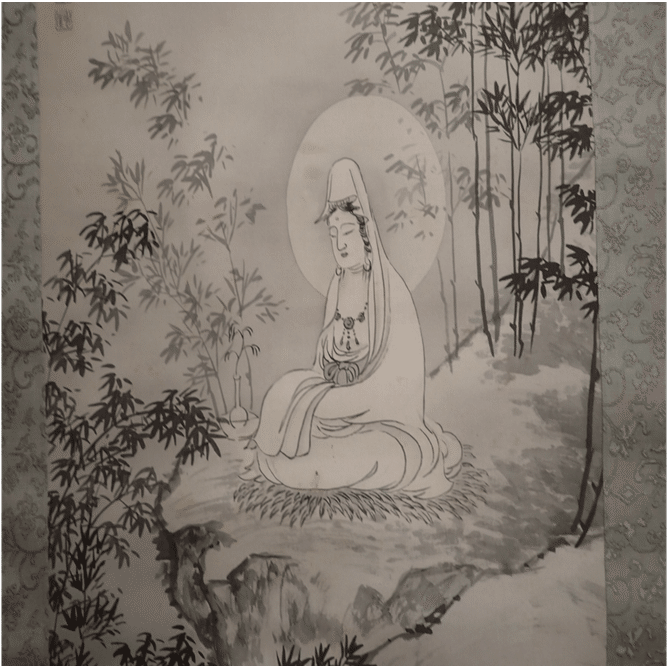 関谷雲崖 白衣観音図｜マンガン