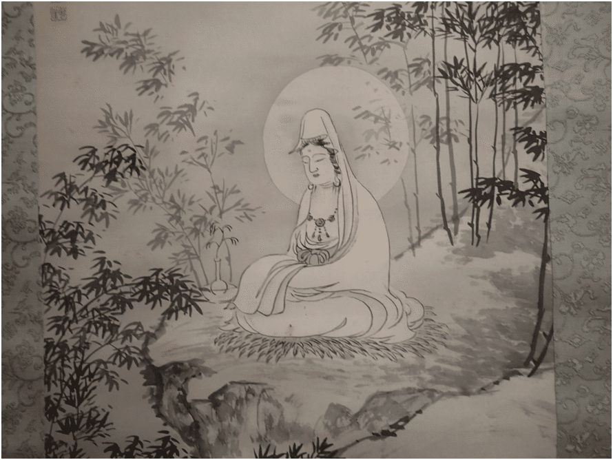 関谷雲崖 白衣観音図｜マンガン