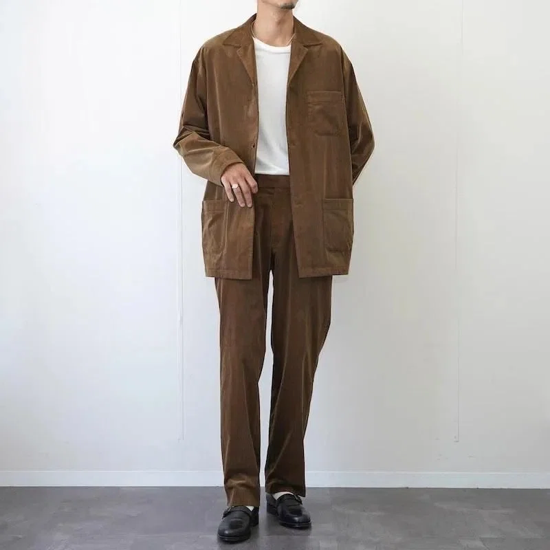 細畝コーデュロイの軽やかなカバーオール。【2025 A/W】【cale カル