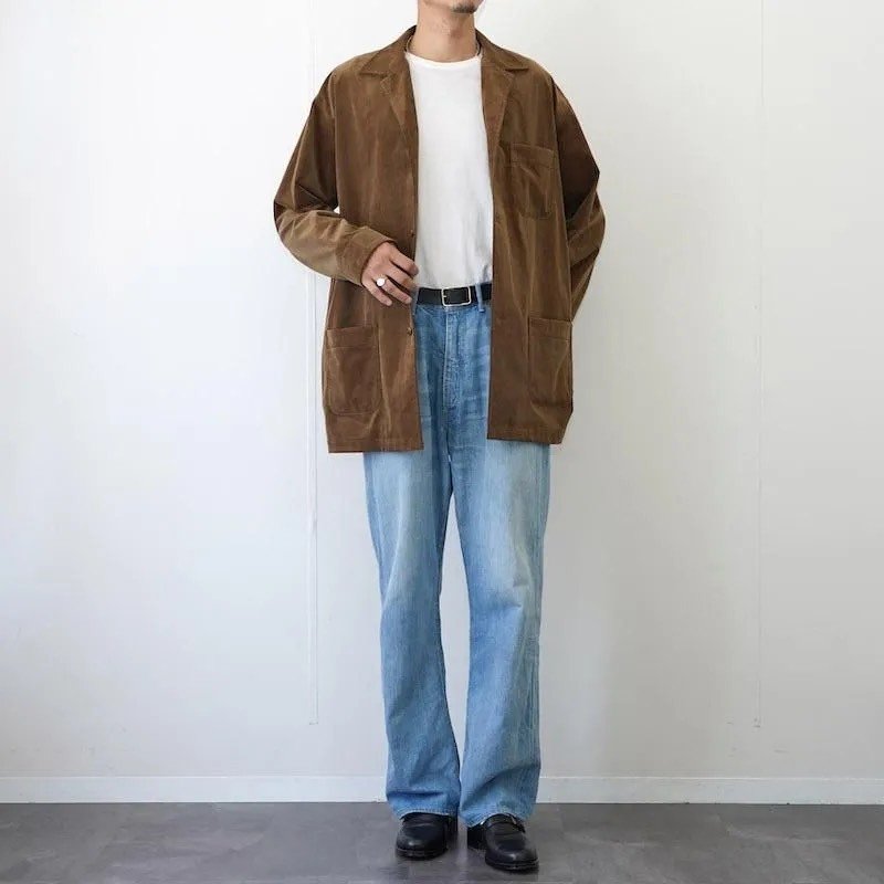 細畝コーデュロイの軽やかなカバーオール。【2025 A/W】【cale カル