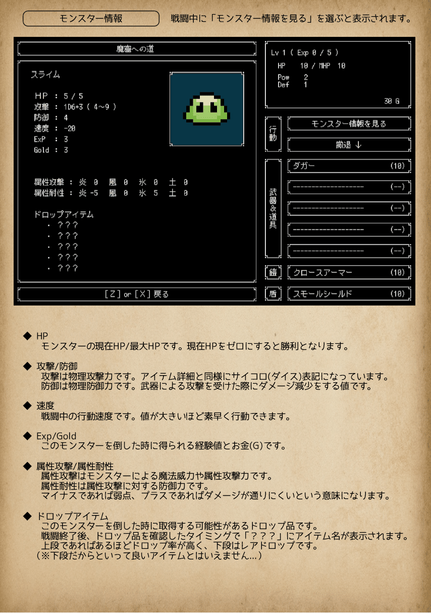 200年前の魔王を封印するRPGの説明書を作るぞ！｜つけらっとゲームス