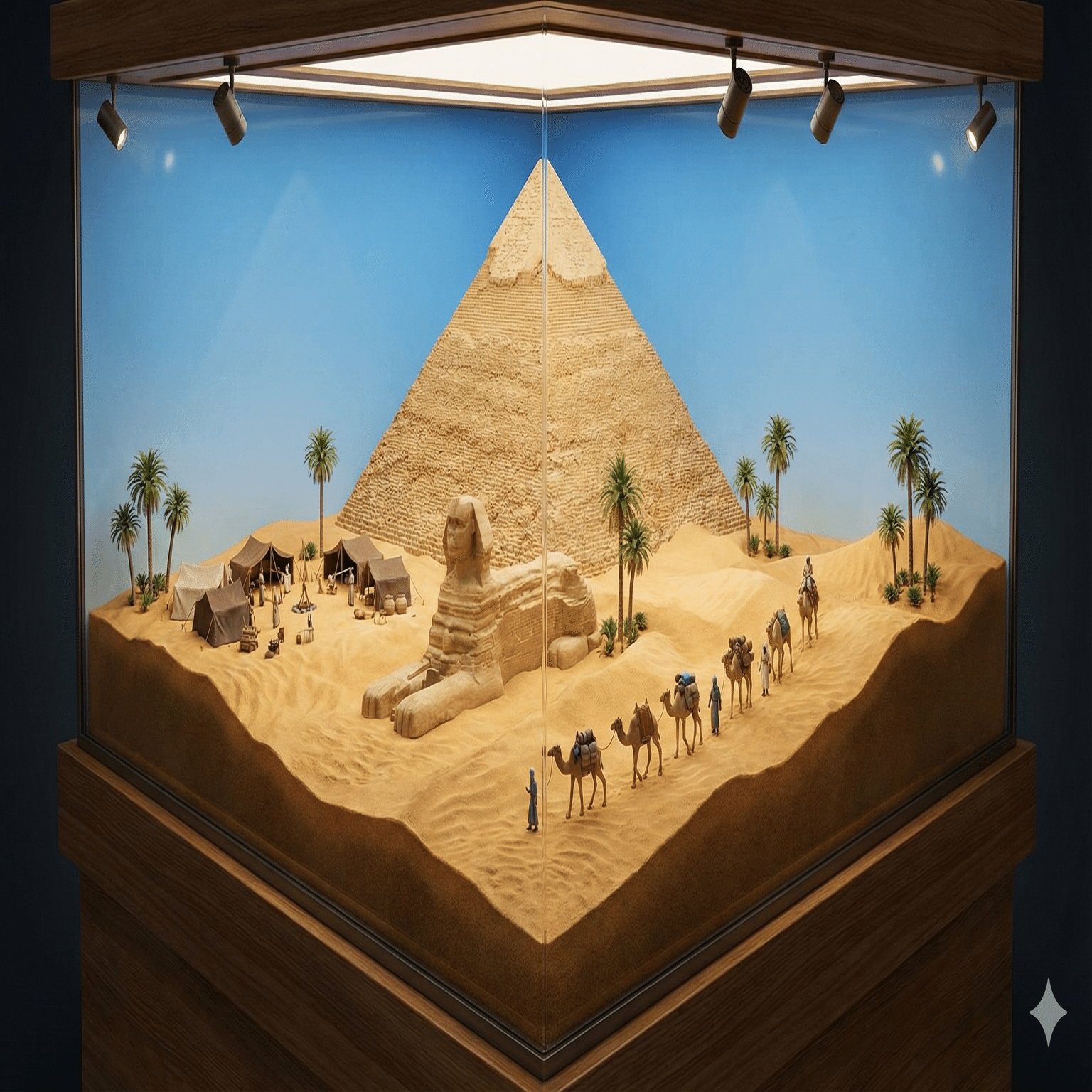 作品例】机の上の博物館。Geminiで作った「歴史ジオラマ」素材集｜rin39