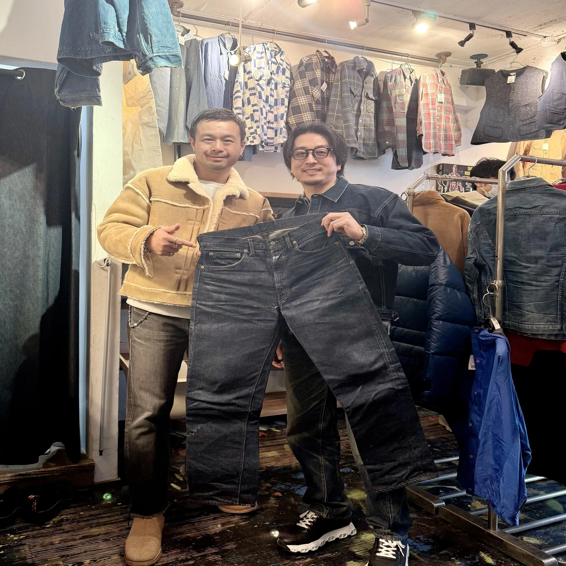ベルベルジン藤原裕さんから、3年穿きのLevi