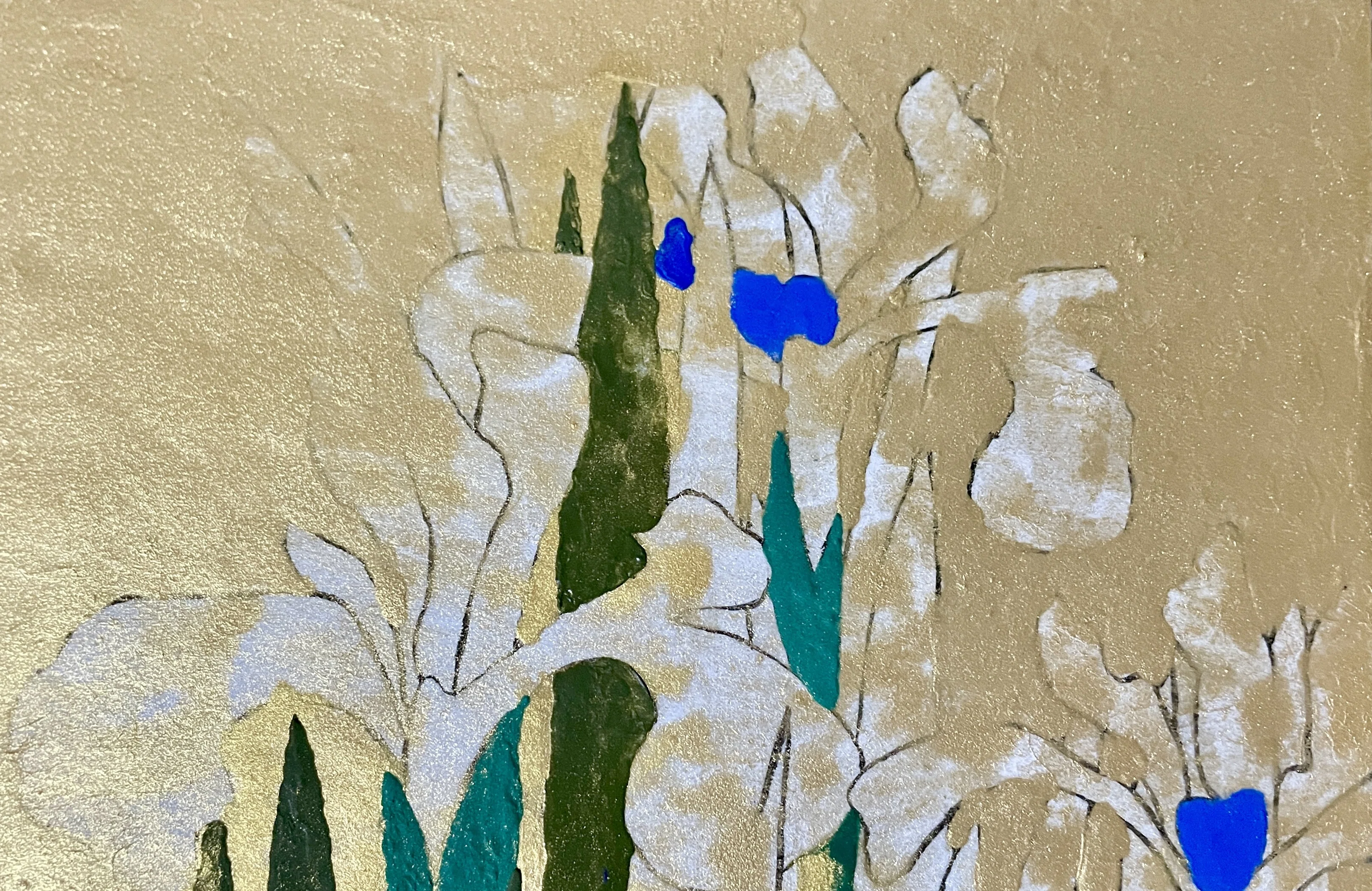 日本画を体験してみる｜硝水
