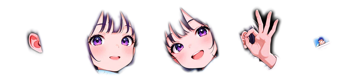 Detailerによる各領域の再描画画像