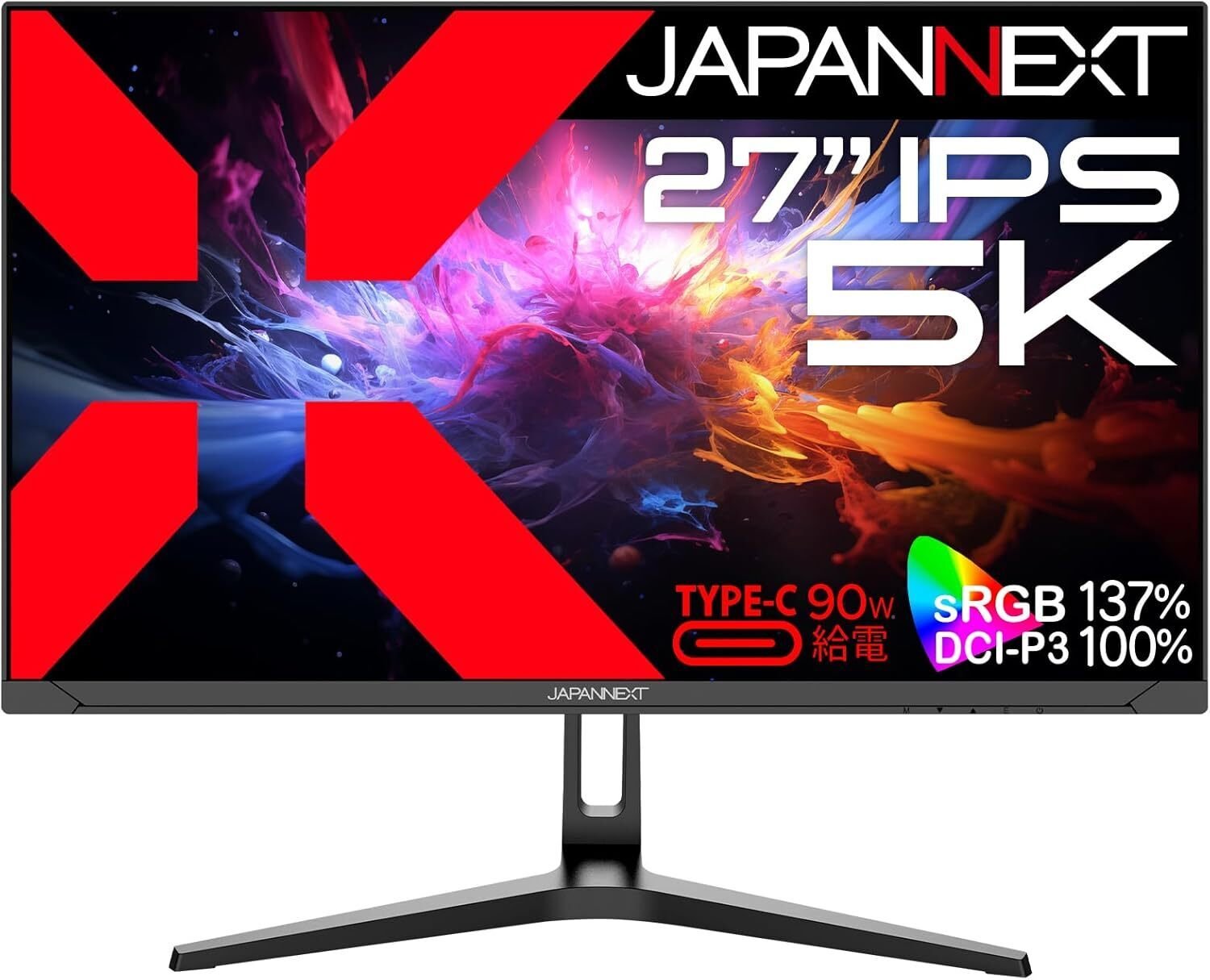 プロ仕様の極致】JAPANNEXT JN-27IPS5K-C9 5Kモニター:クリエイター