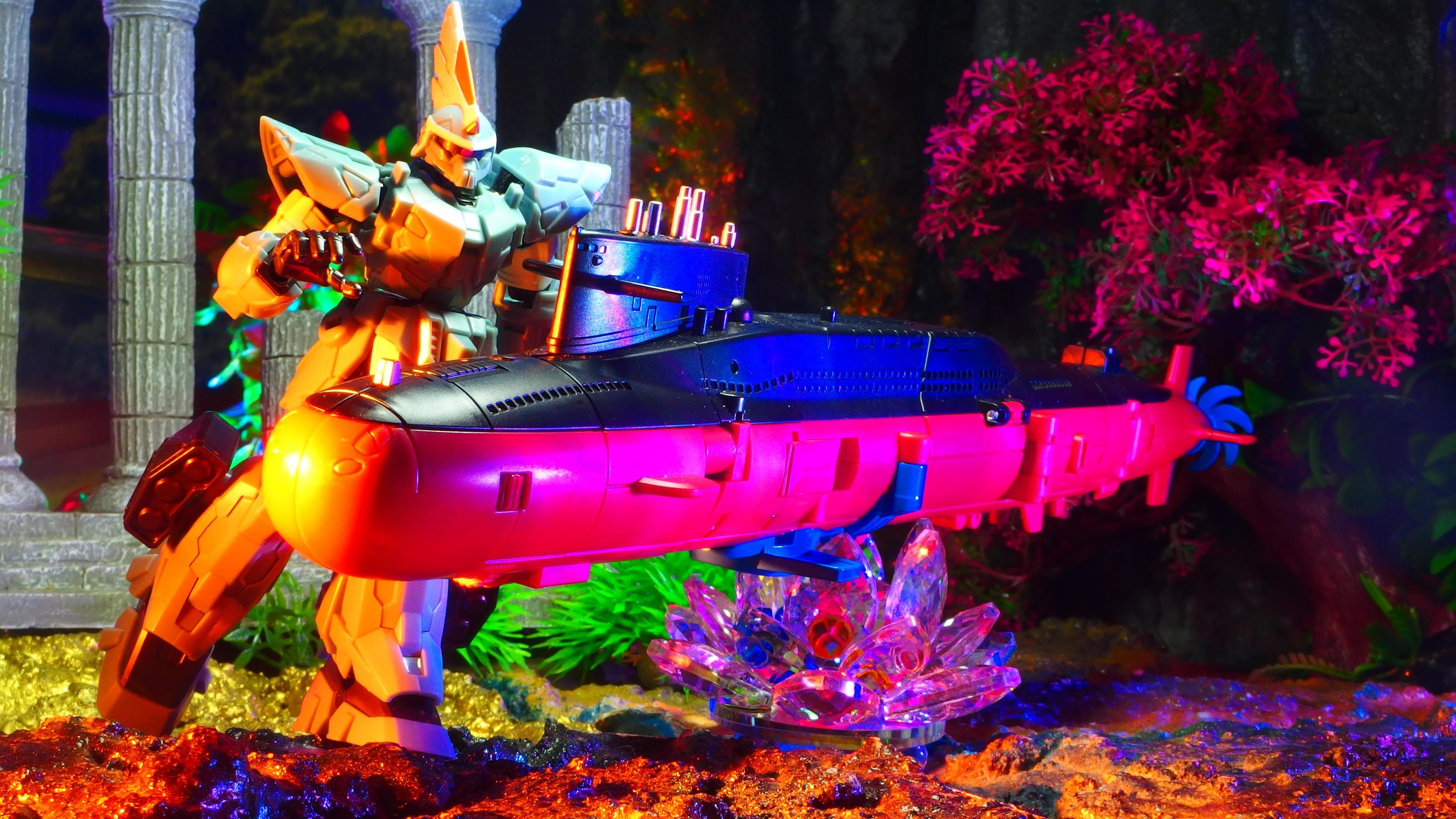 改・ジオラマレビュー34 092型战略核潜艇／092型戦略原子力潜水艦[航海