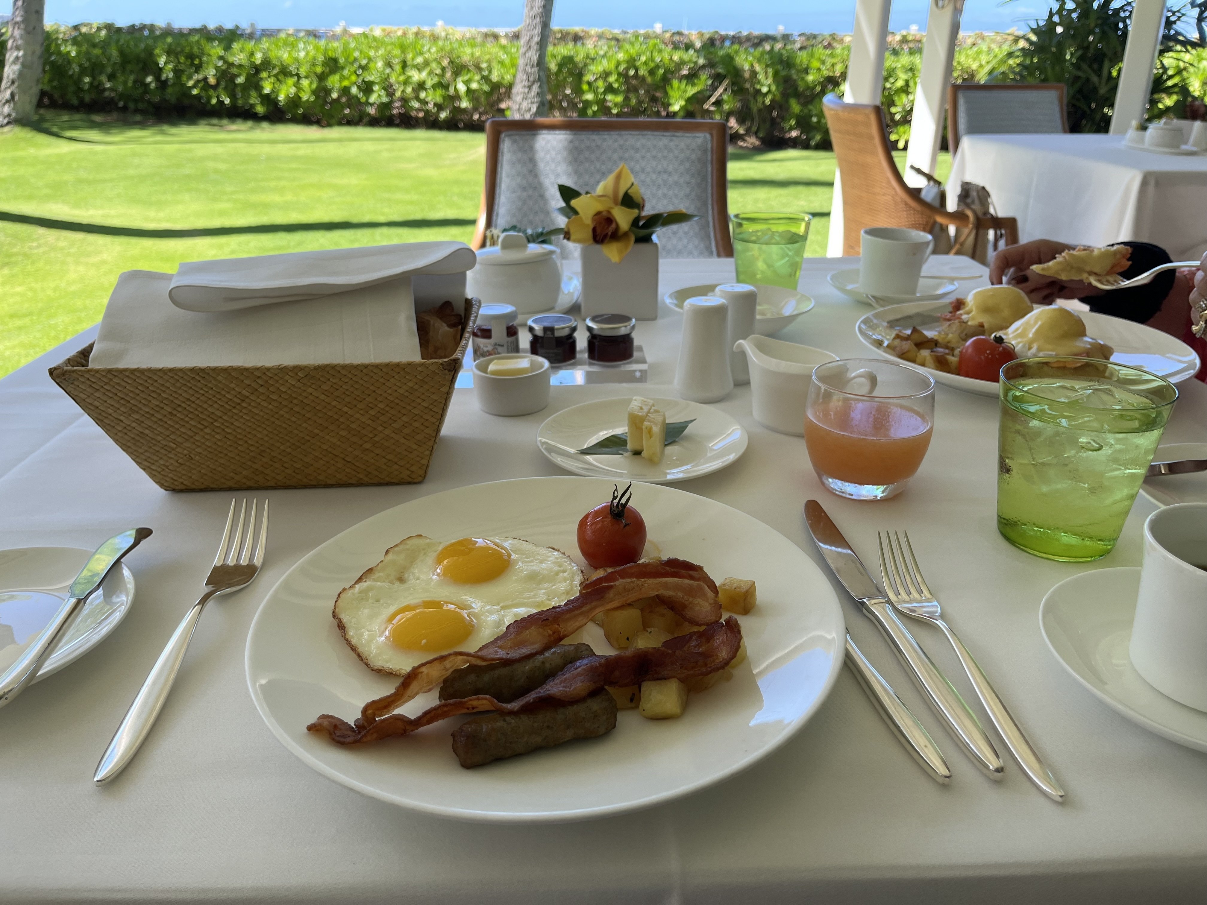 ハワイ】ハレクラニは「オーキッズ」 朝食 ＆ サンデーブランチでご