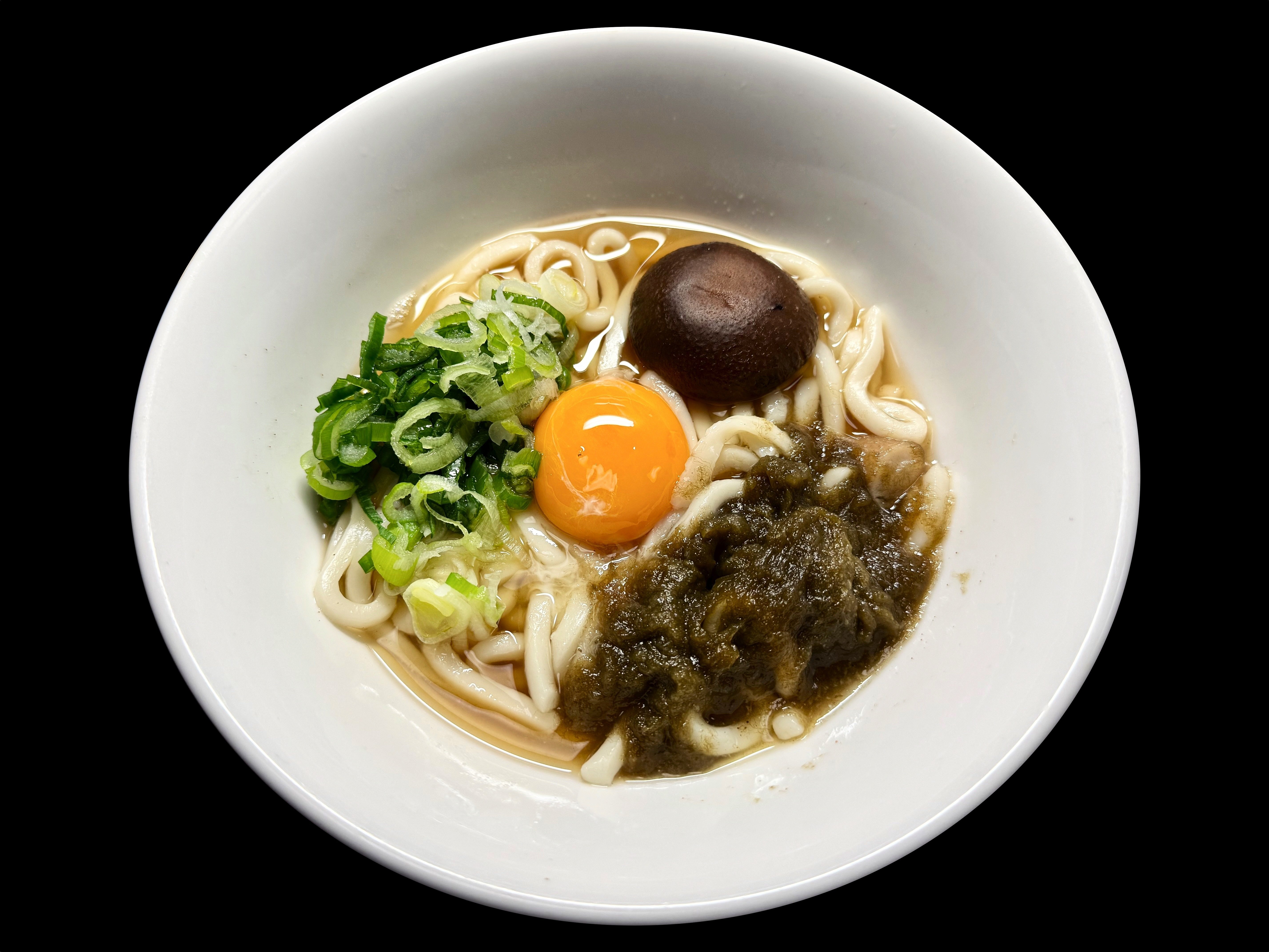 ザ・夜食 五木うどん＋卵＋椎茸＋とろろ昆布＋葱｜西田親生