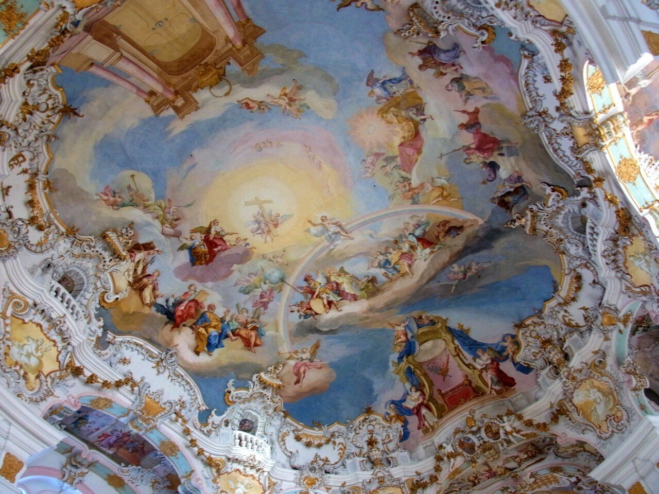 油絵　昔のドイツ・ミュンヘン風景 ドイツ風景画・志村好子「ローデンブルグ」油彩・F4・絵画専門店