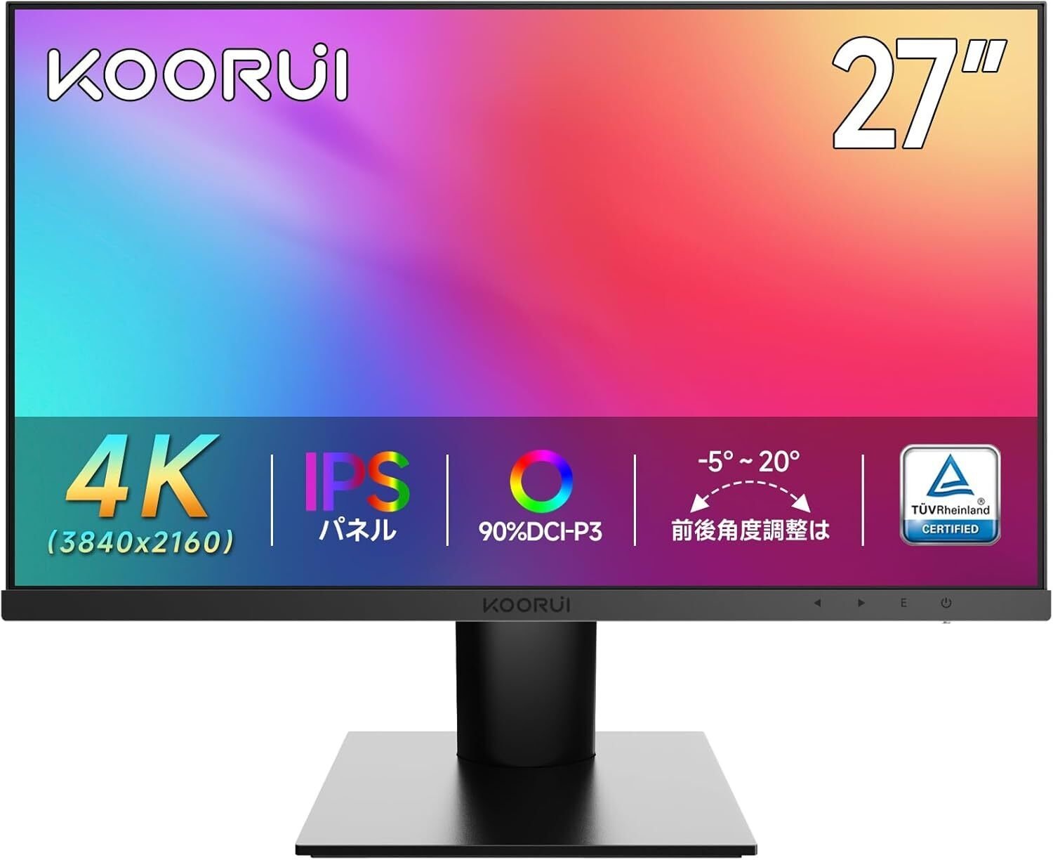 KOORUI KX-27 モニター コスパ革命】KOORUI 27インチ 4Kモニター:プロ