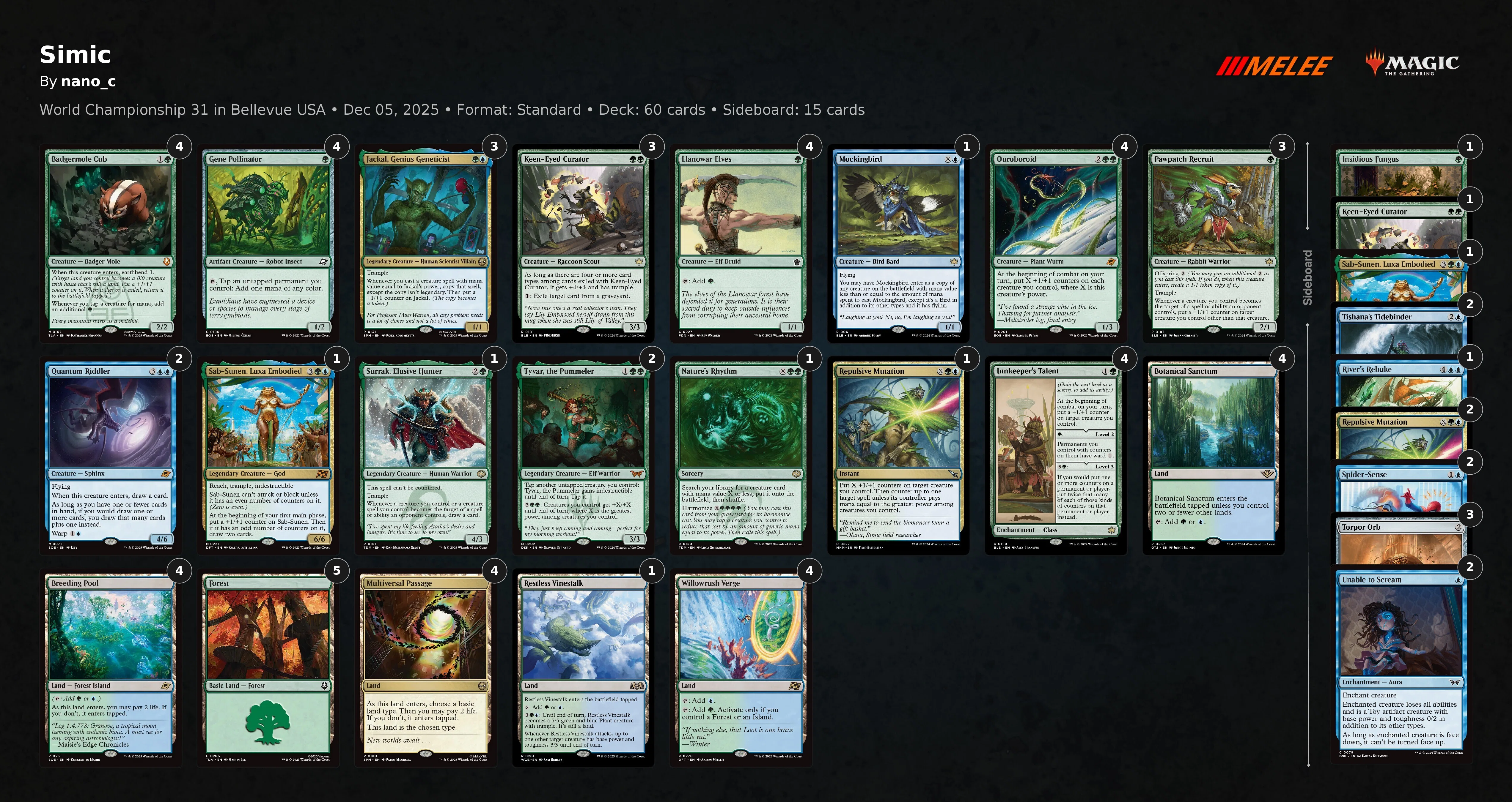 第31回 Magic: The Gathering 世界選手権 参加レポート ~シミック