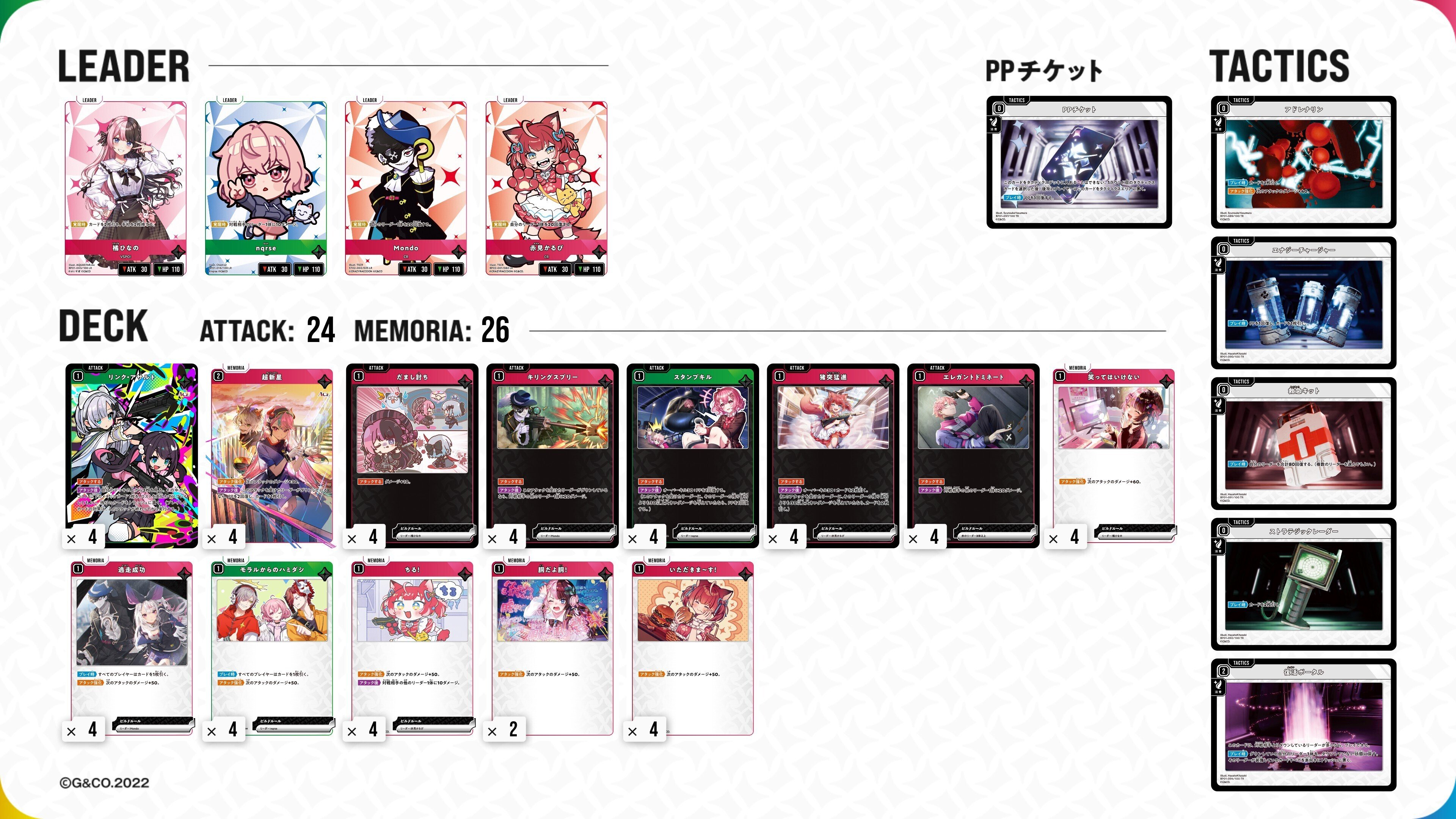 【クロスタデッキ】赤緑波状〜nqrse(lrp)・Mondo(lrp)〜 クロスタ2弾 全リーダーデッキ紹介｜ひろ