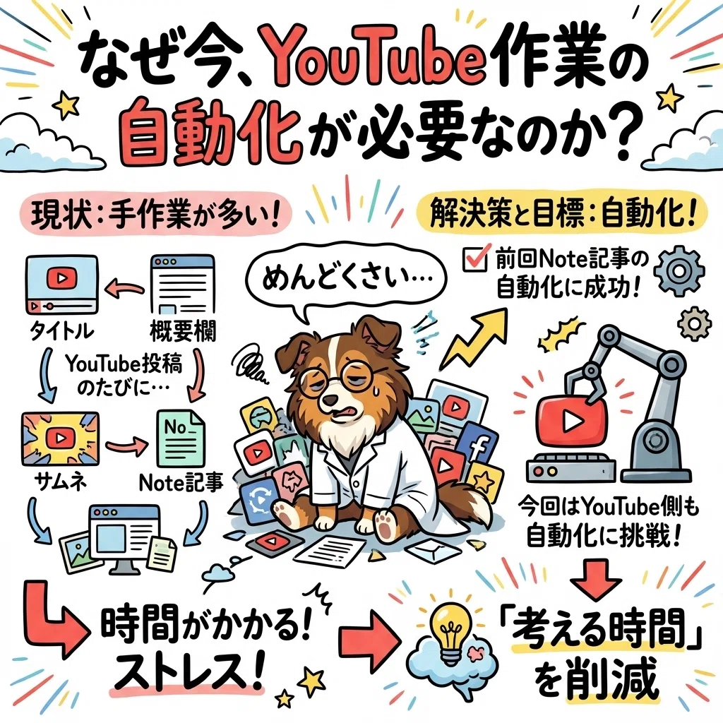 YouTube運営の手作業を卒業！文字起こしから全自動でコンテンツを生成