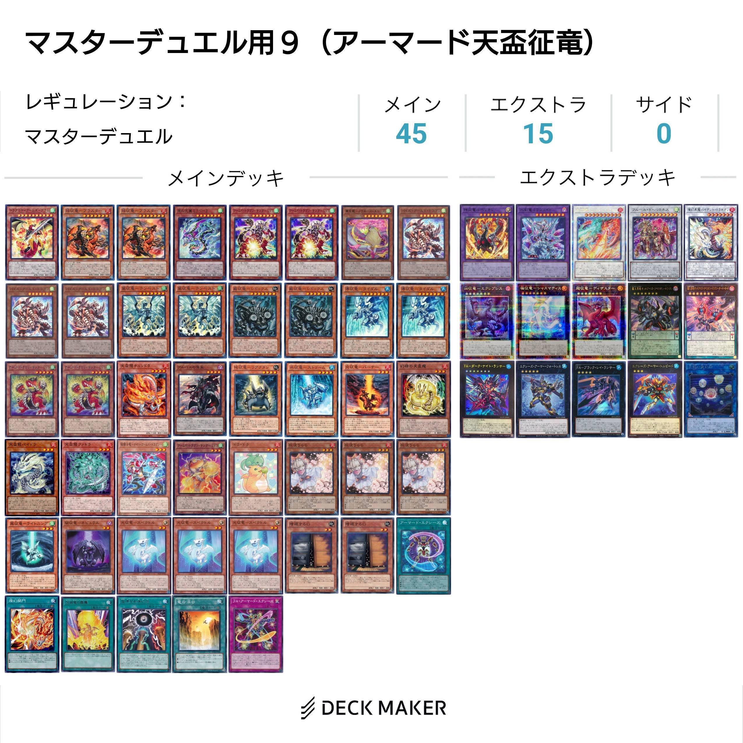 マスターデュエル アーマード天盃征竜｜paluck