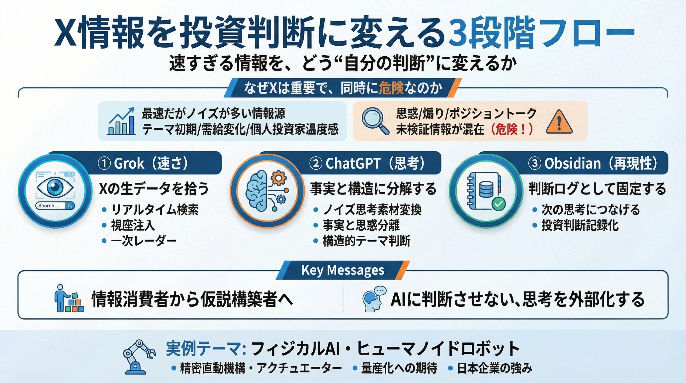Grok × ChatGPT × Obsidian---Xの雑音を「投資判断に耐える知識」へ