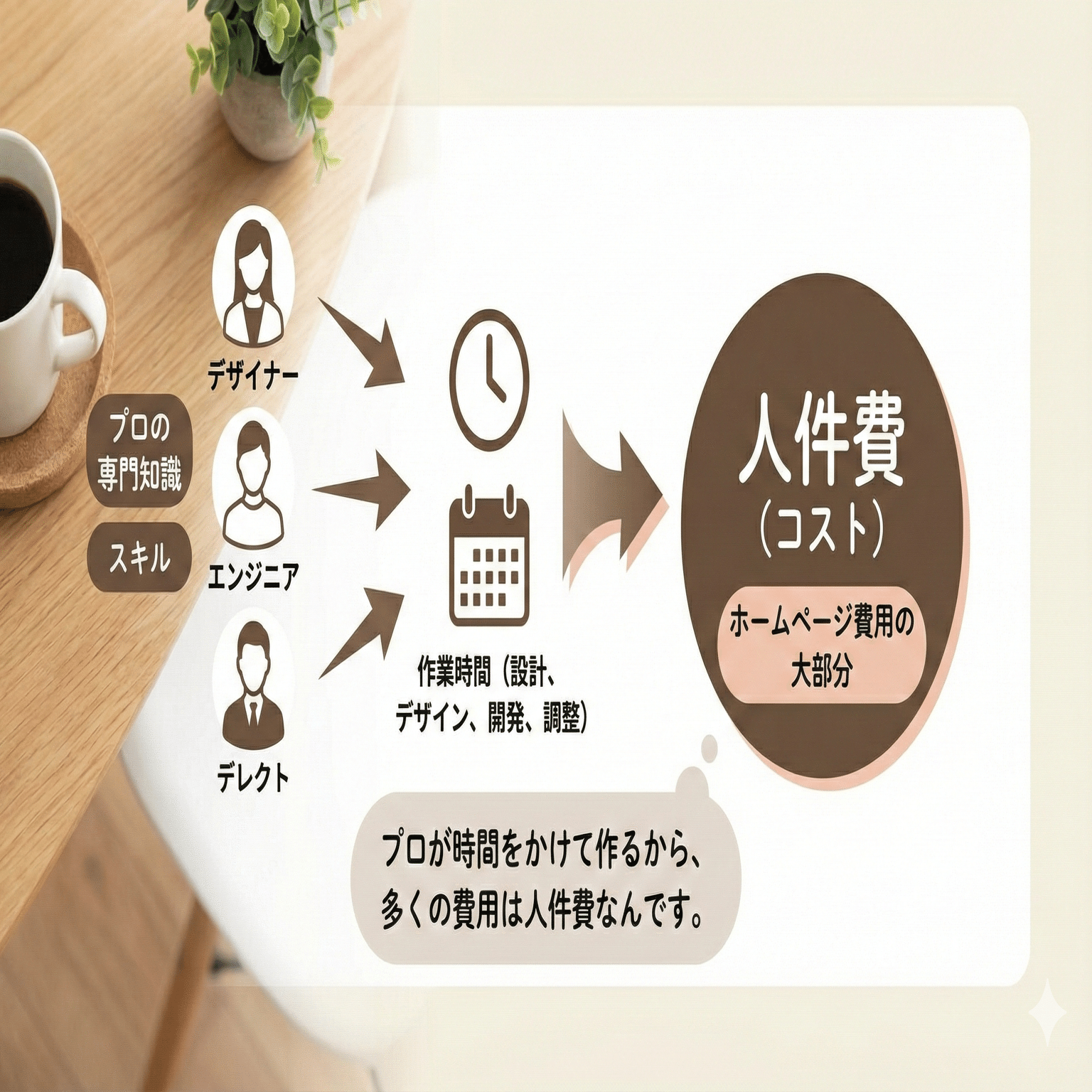 なぜ「制作費0円」で始められるのか？その仕組みと理由｜ホームページ