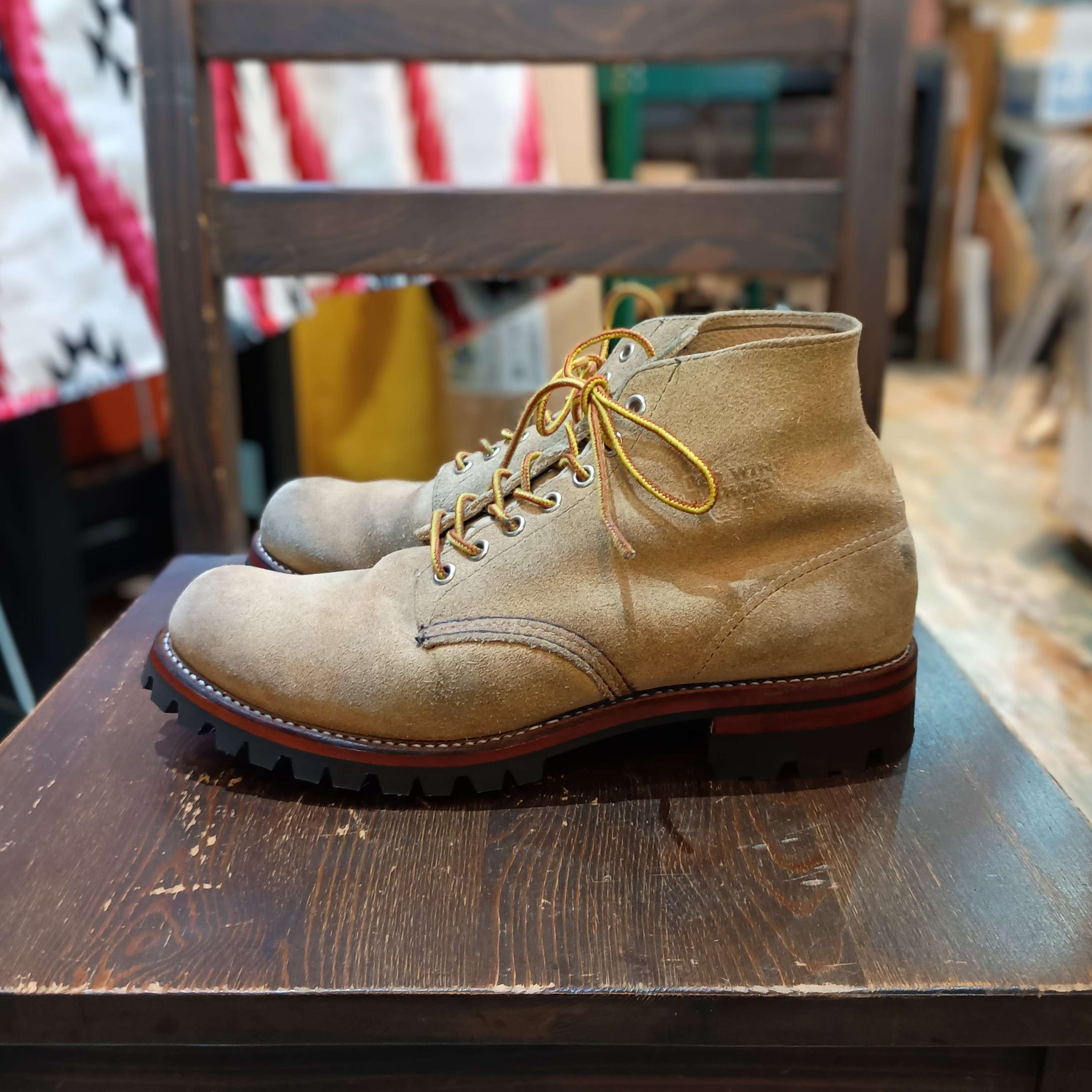 Resole/ソールカスタム】Red Wing#8167+vibram#100｜CREA Repair