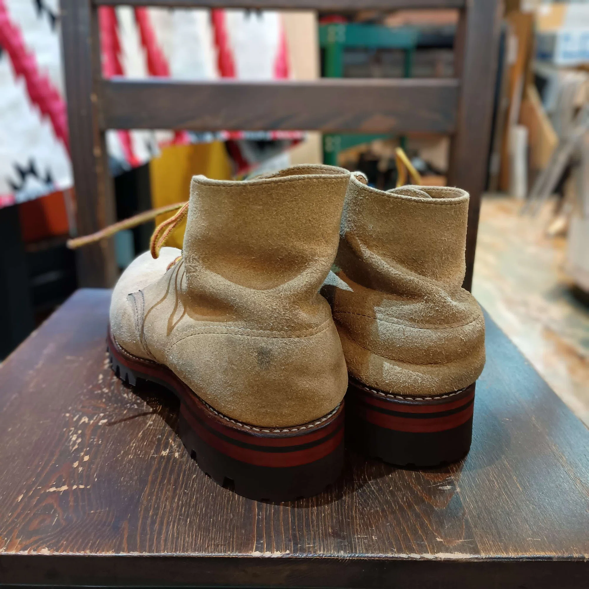 Resole/ソールカスタム】Red Wing#8167+vibram#100｜CREA Repair 