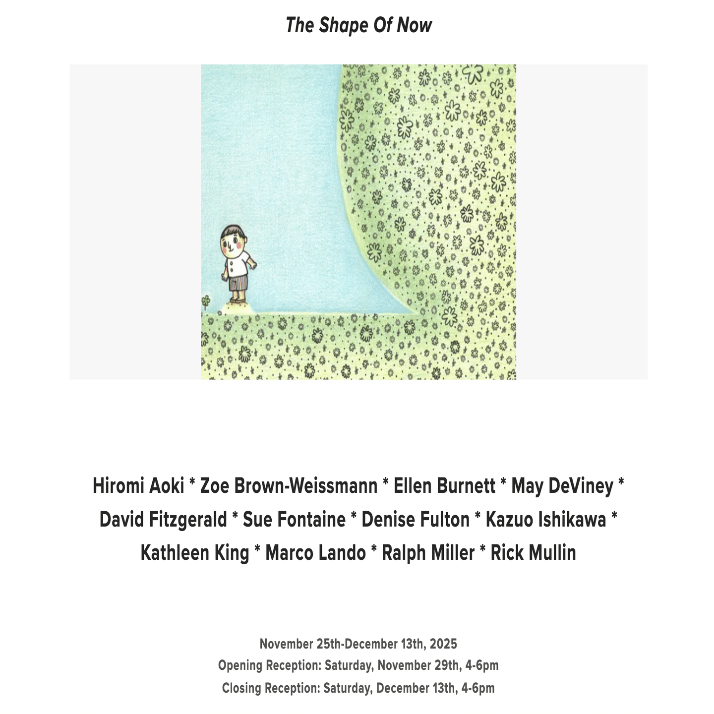 フルメンバーグループ展（ニューヨーク） 】｜HIROMI AOKI（あおき