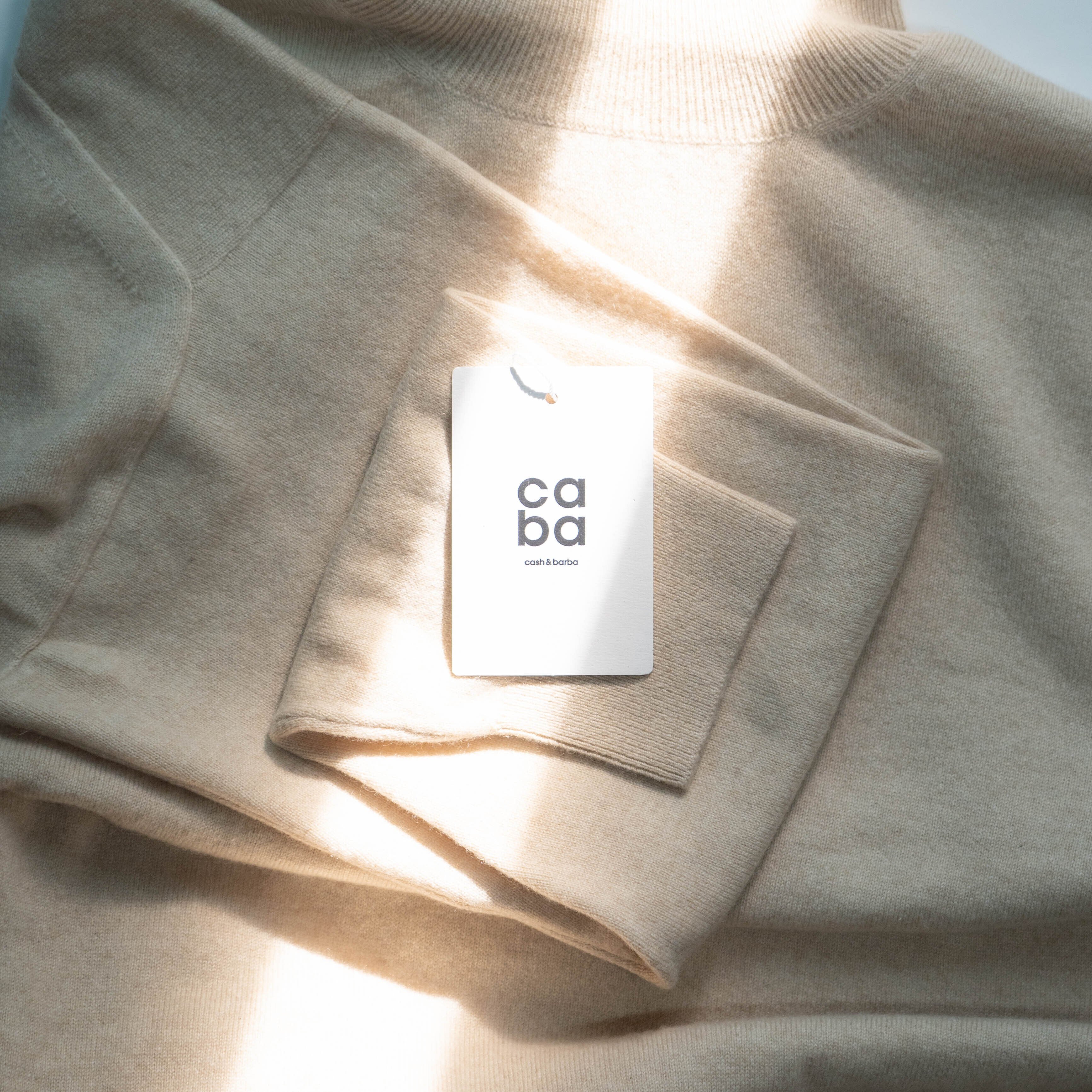 【cash & barba】モンゴリアンカシミヤタートルネック モンゴリアンカシミヤ タートルネック, Natural Beige – cash & barba