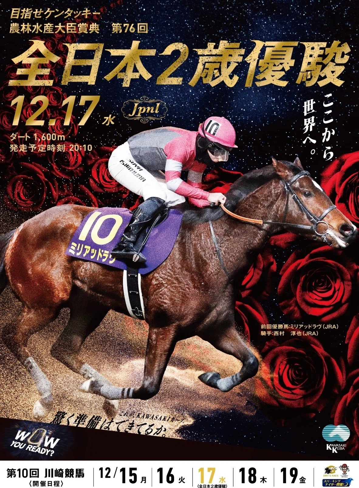 地方競馬］Jpn1全日本2歳優駿2025サイン考察①出走馬馬名由来