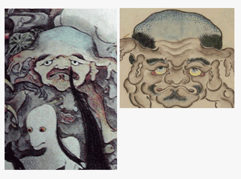 原画 絵画 抽象画 アクリル画 現代アート 一点物 肉筆画 妖怪 物の怪