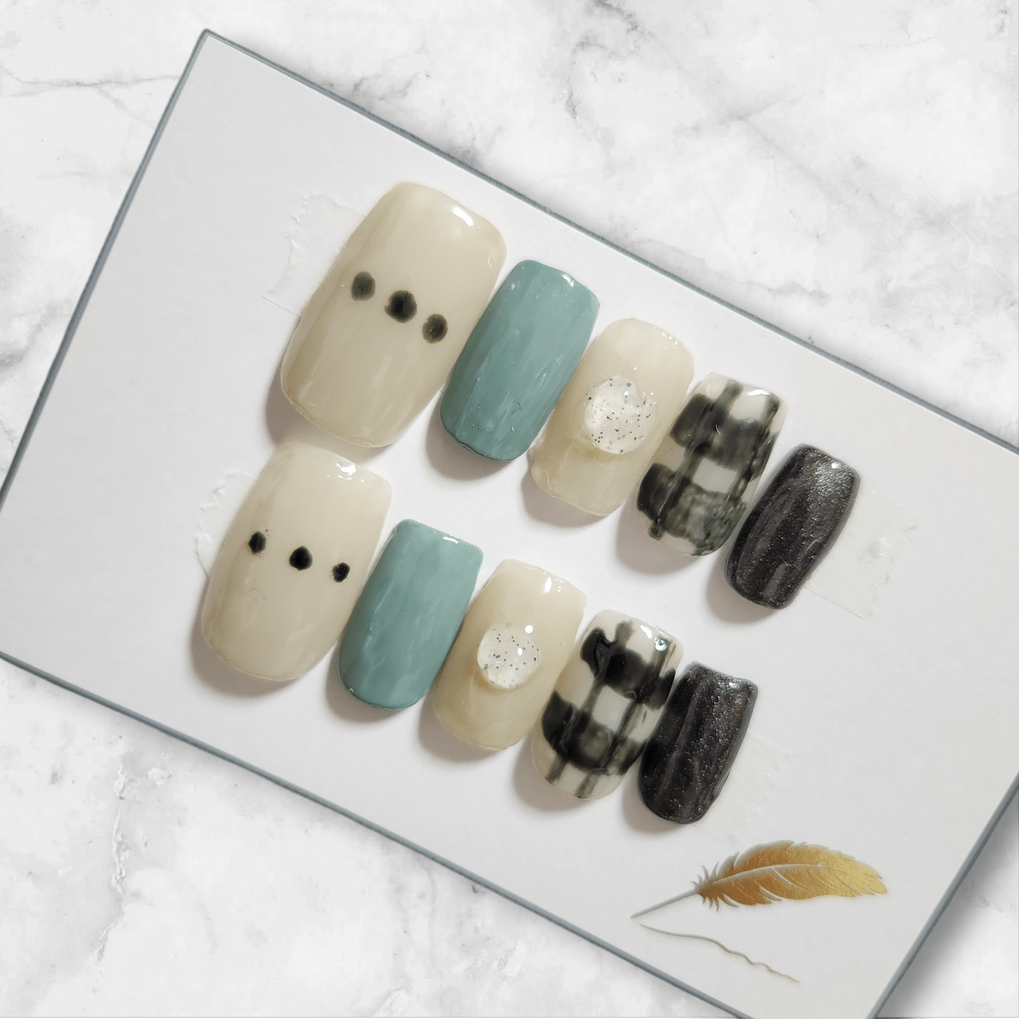 ネイルチップ作成依頼】#4 ニュアンスネイル｜Chell.