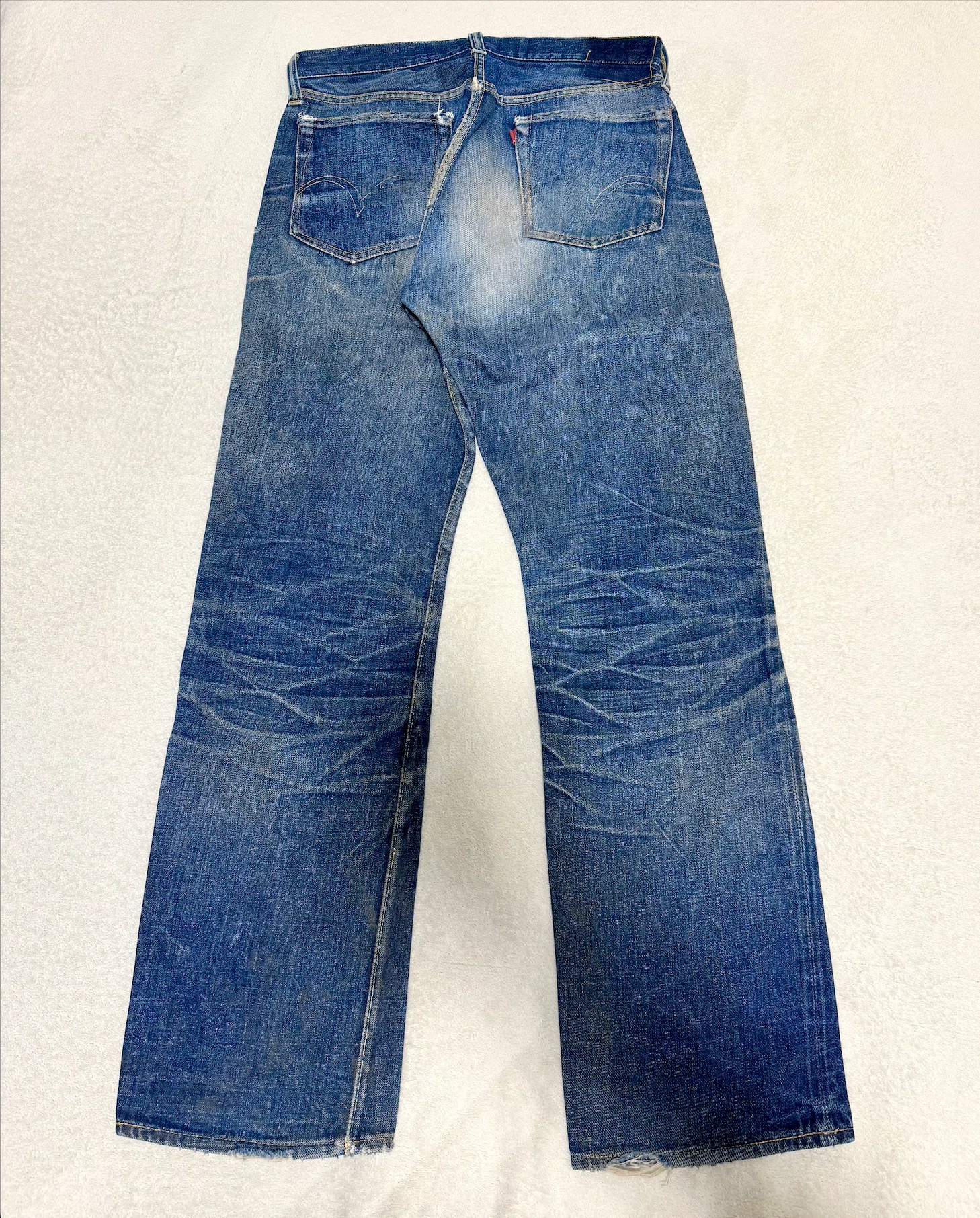1930s ヴィンテージ シンチバック ドレスパンツ① Levi's 501XX 1937モデル｜「汚れ」は減点か、芸術か。歴史の転換点に