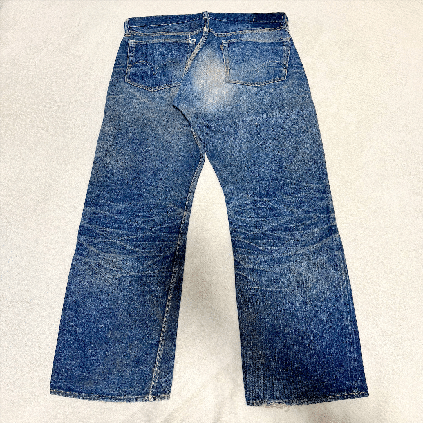 かつみ★復刻1937年世界恐慌モデル★501XX ストレートデニム ブルー リーバイス復刻1937モデル501XX W36 L34