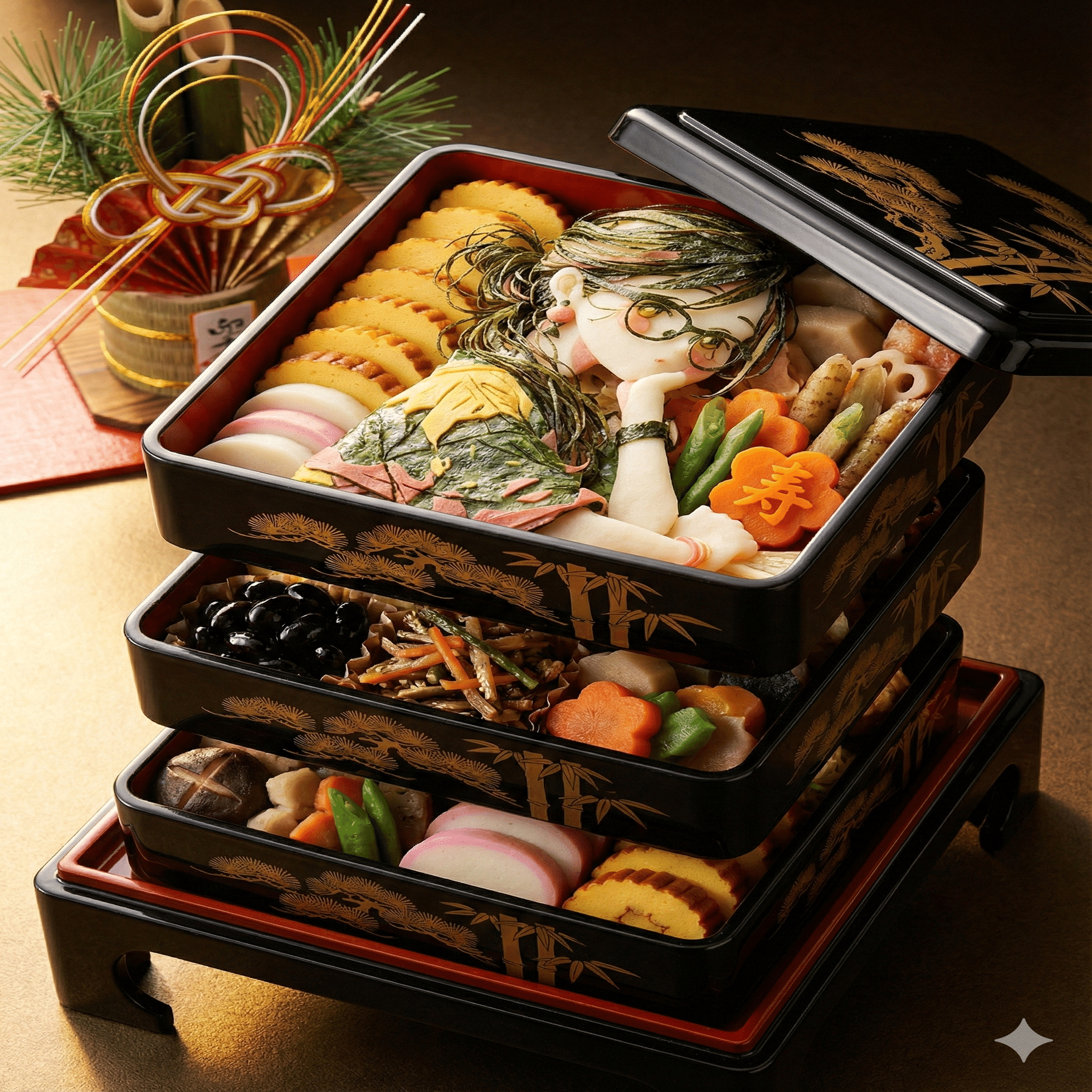 Nano Banana Pro正月｜コンマリ｜AIエディター×デザイナー