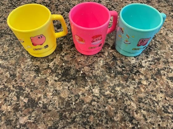 カービィ アメリカ くら寿司コラボ 3個セット プラスチックカップ 星の